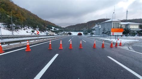 Bolu Dağı Tüneli trafiğe kapatıldı